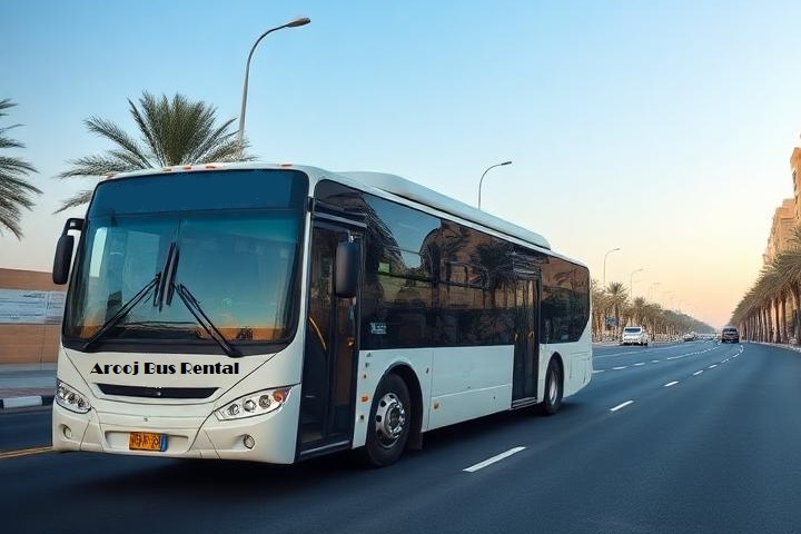 Luxury 40–45-seater buses available for rent in Sharjah and UAE